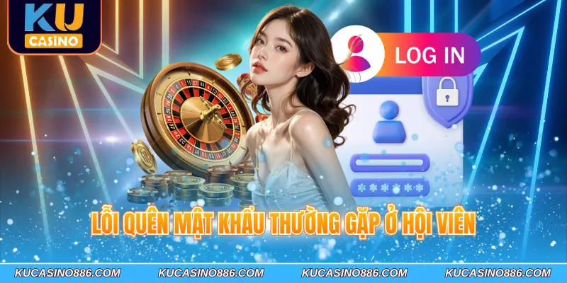 Lỗi quên mật khẩu thường gặp ở hội viên